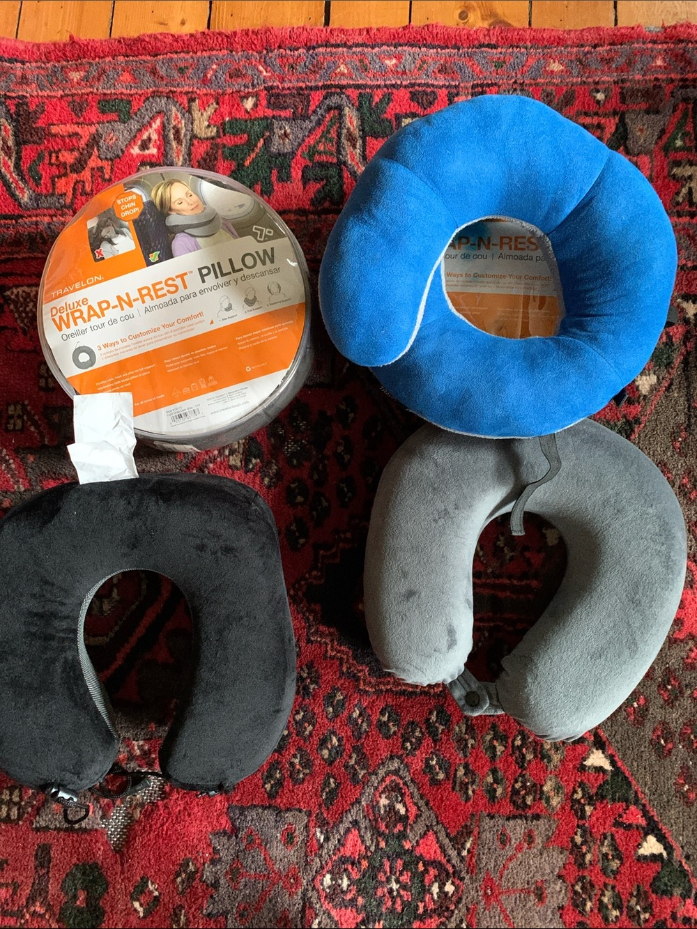 Travel neck pillows.